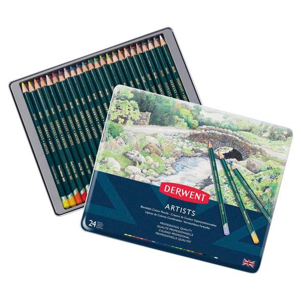「ダーウェント 油性色鉛筆24色セット」の商品画像