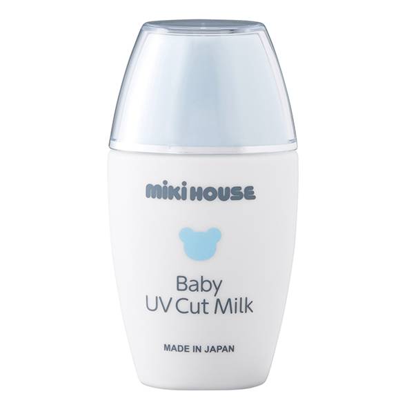 赤ちゃんファースト「ミキハウス UVカットミルク&ミニタオル」の画像