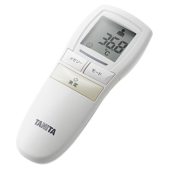 「タニタ 非接触体温計/アイボリー」の商品画像
