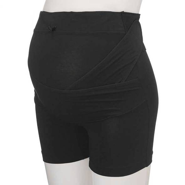 「ベルト調節ができる妊婦帯パンツ2枚セット/ブラック・Mサイズ」の商品画像