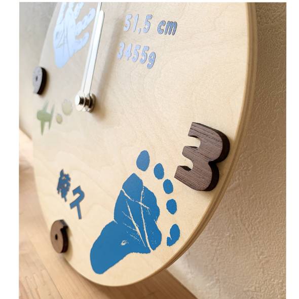 赤ちゃんファースト「シンセイコーポレーション 木製メモリアルタイム」の画像