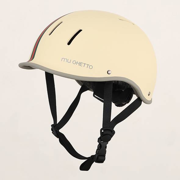 「mu　GEHTTO ハードシェルヘルメット/ライン・Lサイズ」の商品画像