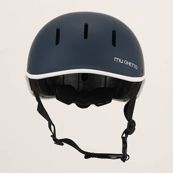 「mu　GEHTTO ハードシェルヘルメット/マットネイビー・Lサイズ」の商品画像